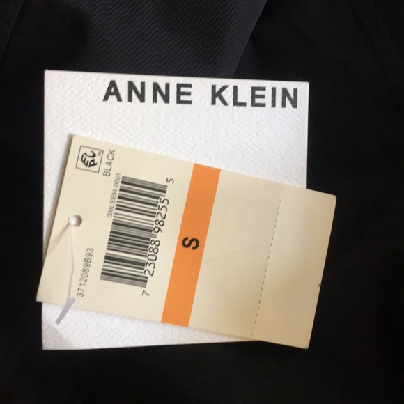 Anne Klein Black Overcoat w/Belt - Picture 5 of 5